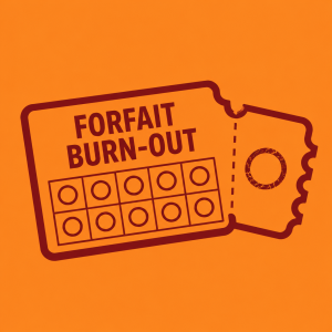 Un coupon "forfait burn out"